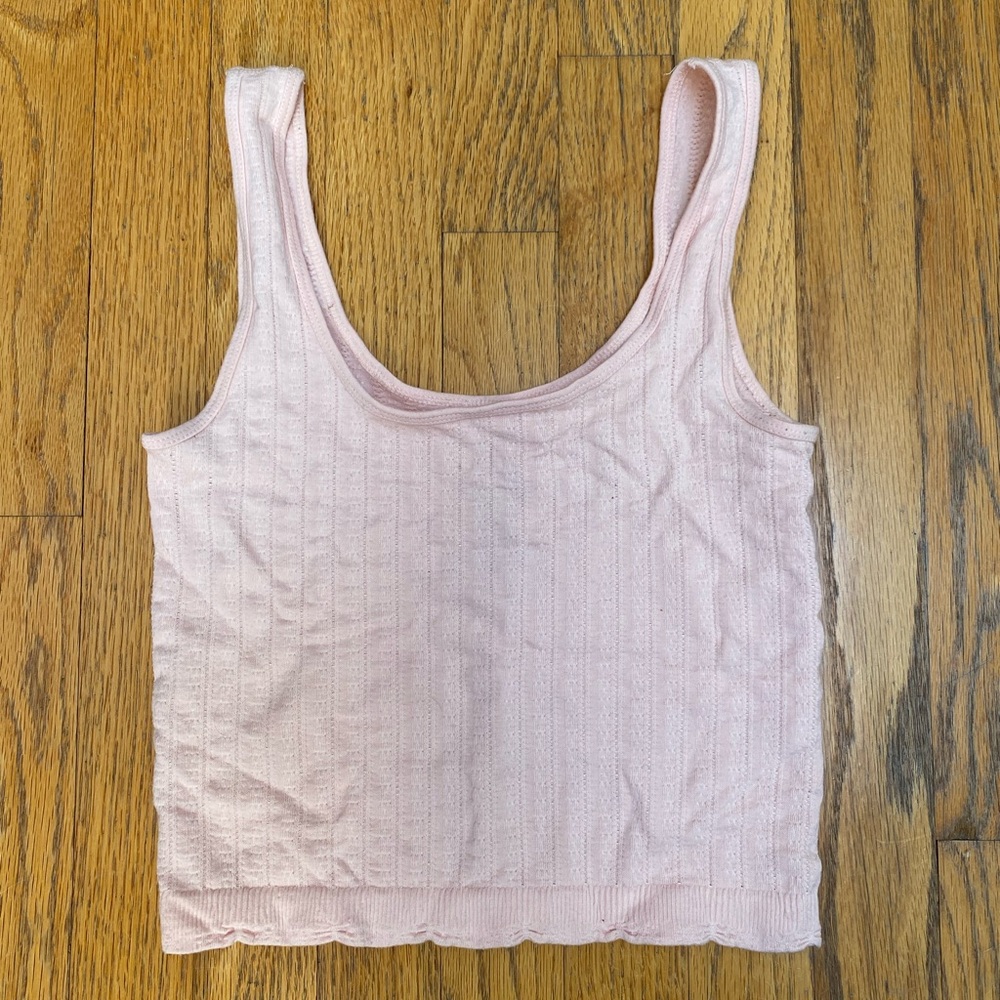 Anthropologie Pink Tank; Size S